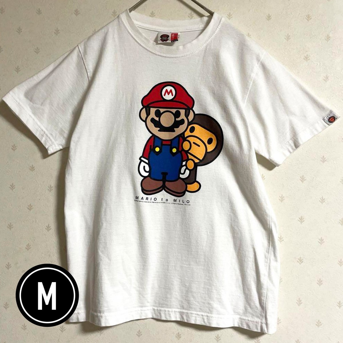 A BATHING APE ×マリオコラボ　Tシャツ BAPE A BATHING APE Nintendo Super Mario x Baby Milo T-Shirt
