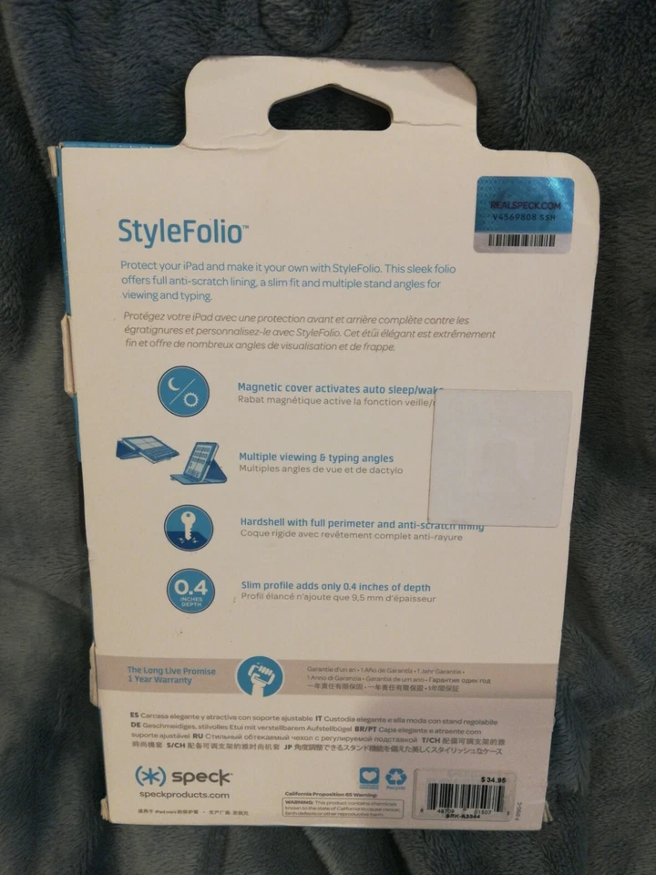 Speck StyleFolio for All iPad Mini (Mini, Mini 2, Mini 3) BLACK - Image 2 of 2
