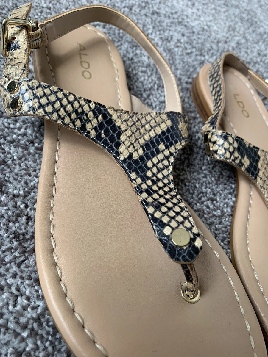Aldo Snakeskin Sandals size 7
