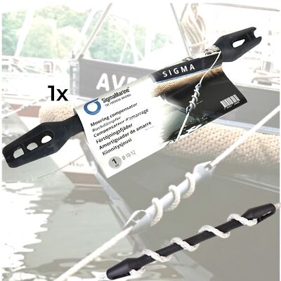 Sigma Marine Forsheda Boot Ruckdämpfer Festmacher Zugentlastung 10-12mm Leinen