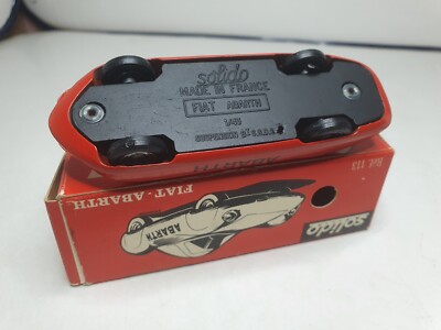 Solido #113 Fiat Abarth 1968 - Miniature 1/43 - Ancien En Boîte - Bon État