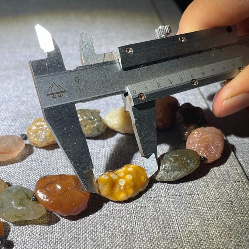 Rare China Inner Mongolia Gobi Eye Agate Stone bracelet ~100% Natural Designer - Picture 4 of 5