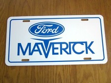 Ford Maverick Tag License Car Plate 1970 1971 1972 1973 1974 1975 1976 1977