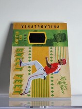 2019 Panini Leather & Lumber Sweet Feet Blue #’d /49Nick Williams Phillies