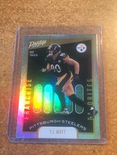 2021 Panini Prestige Football # FF-14 Franchise Favorites TJ Watt