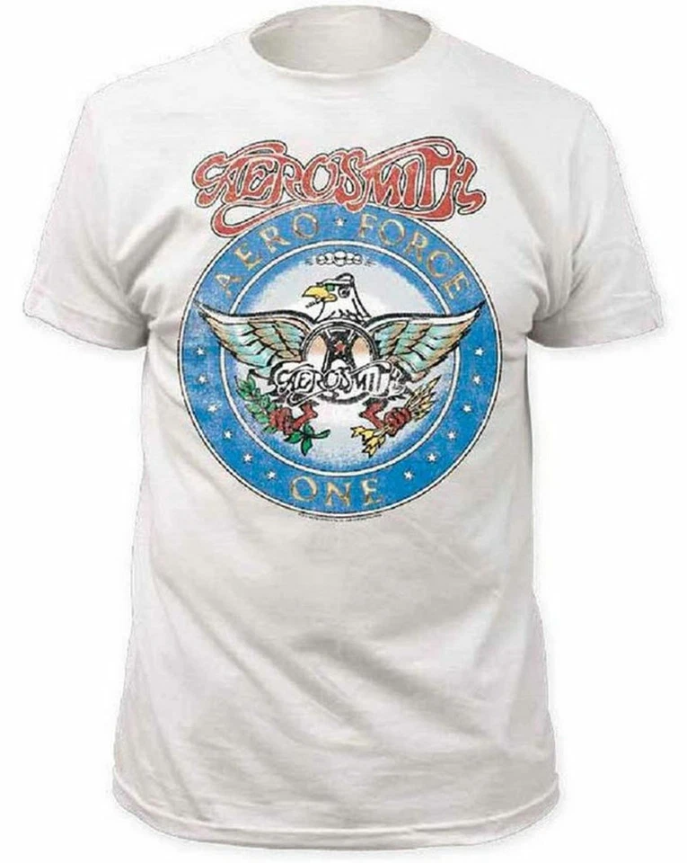 Unisex Aerosmith Aero Force One Logo Halloween Juegos con disfraces Disfraz Camiseta Foto 4 de 4