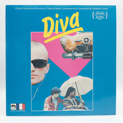 Vladimir Cosma ''Diva'' OST Near Mint 1982 DRG Records SL 9503 Stereo LP Album