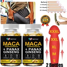 #1 BEST-MALE ENLARGER THICKER LONGER BIGGER 14" GROWTH ENLARGEMENT 240 CAPSULES