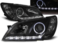Lexus IS 01-05 Daylight LED Scheinwerfer Paar Schwarz