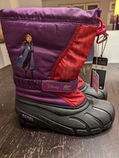 NWT Sorel Disney Frozen II Anna Purple Winter Snow Boots 6 Youth