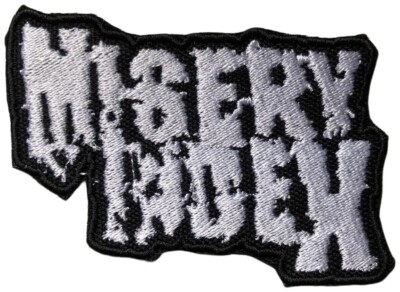 MISERY INDEX - White Logo # 1 - 5,7 x 8,6 cm - Patch - 169446