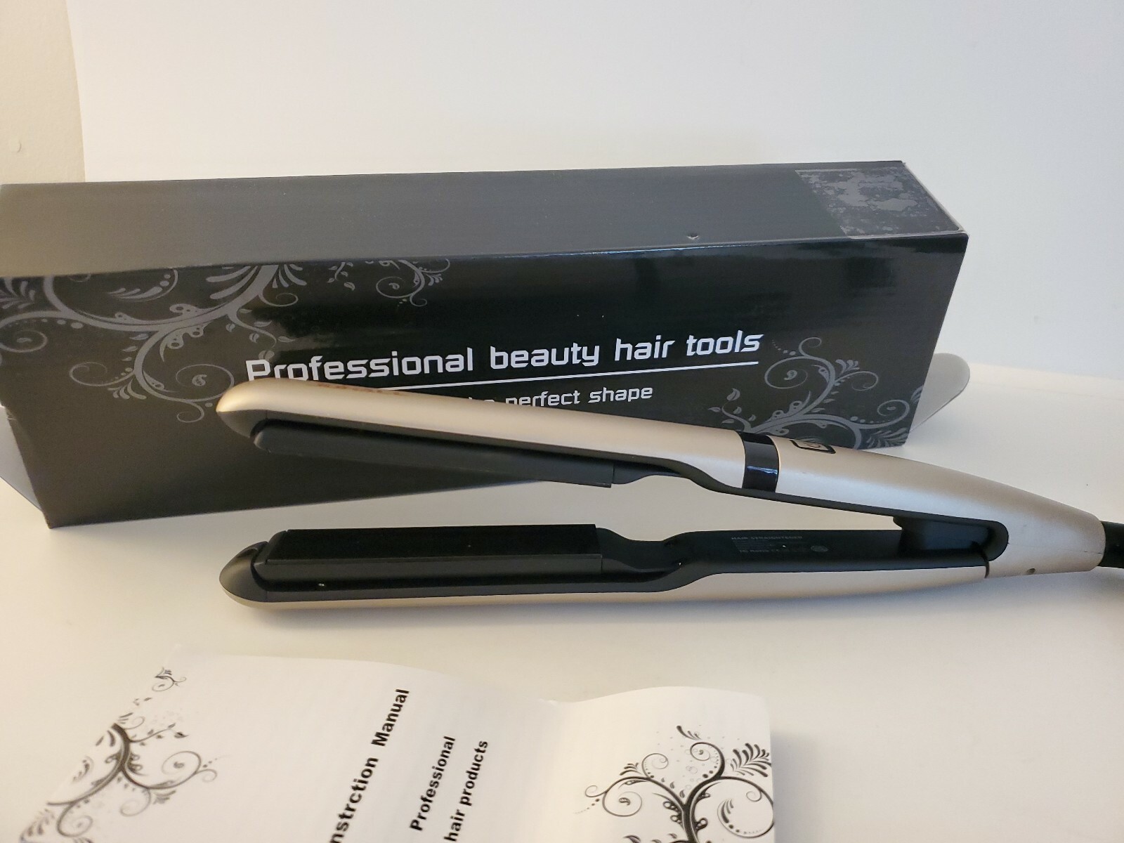 Professional Hair Straightener & Curling Iron Wand Dual Styling Tool  -image