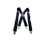 Carhartt Utility Suspenders Navy Blue Elastic Heavy Duty Metal Clip Comfort