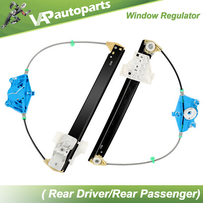 For Audi A4 S4 RS4 A4 Quattro Power Window Regulator Rear Left Right w/o Motor