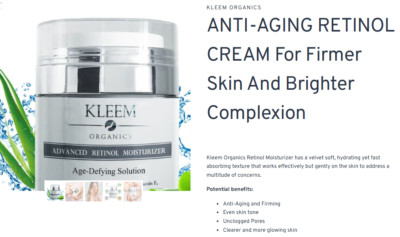 Advanced Retinol Moisturizer, Age-Defying Solution, 1.7 fl oz (50 ml)  PACK of 2