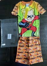 Disney Youth Teen Kids Boys Size 10 Sleepwear Pajama Set PJs shorts Incredibles