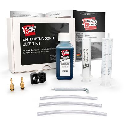 TB Professionelles Entlüftungskit / Servicekit für Magura Bremsen mit Mineralöl