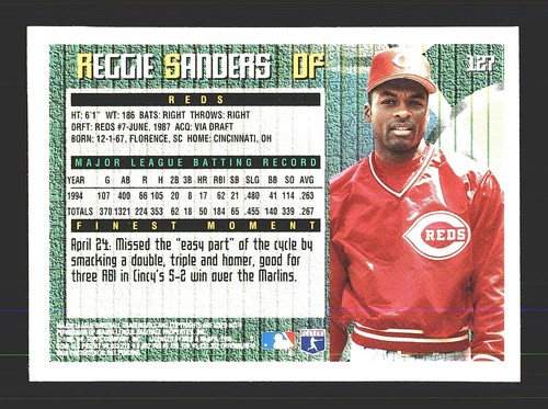 1995 Topps Finest Baseball / SEE DROP DOWN MENU FOR CARD YOU WILL RECEIVE - Picture 174 of 386