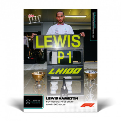 2021 Topps Now Formula 1 F1 #55 Lewis Hamilton Mercedes