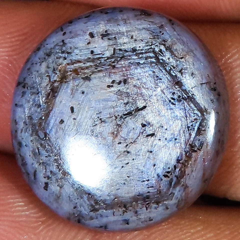 Star Rubin Cabochon 100% Natürliche Rund Edelstein 28.15 Karat 21.00x4 MM SR-395 - Bild 2 von 3