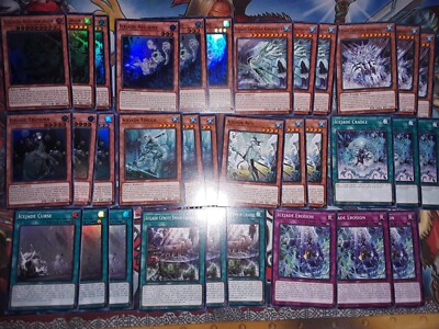 yugioh icejade deck Yugioh Icejade Deck Core MP22/MP23 33 Card Playsets NM 1st Aegirine  Kosmochlor