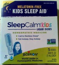 Boiron SleepCalm Kids Melatonin-Free 5 liquid doses Homeopathic Sleep Aid