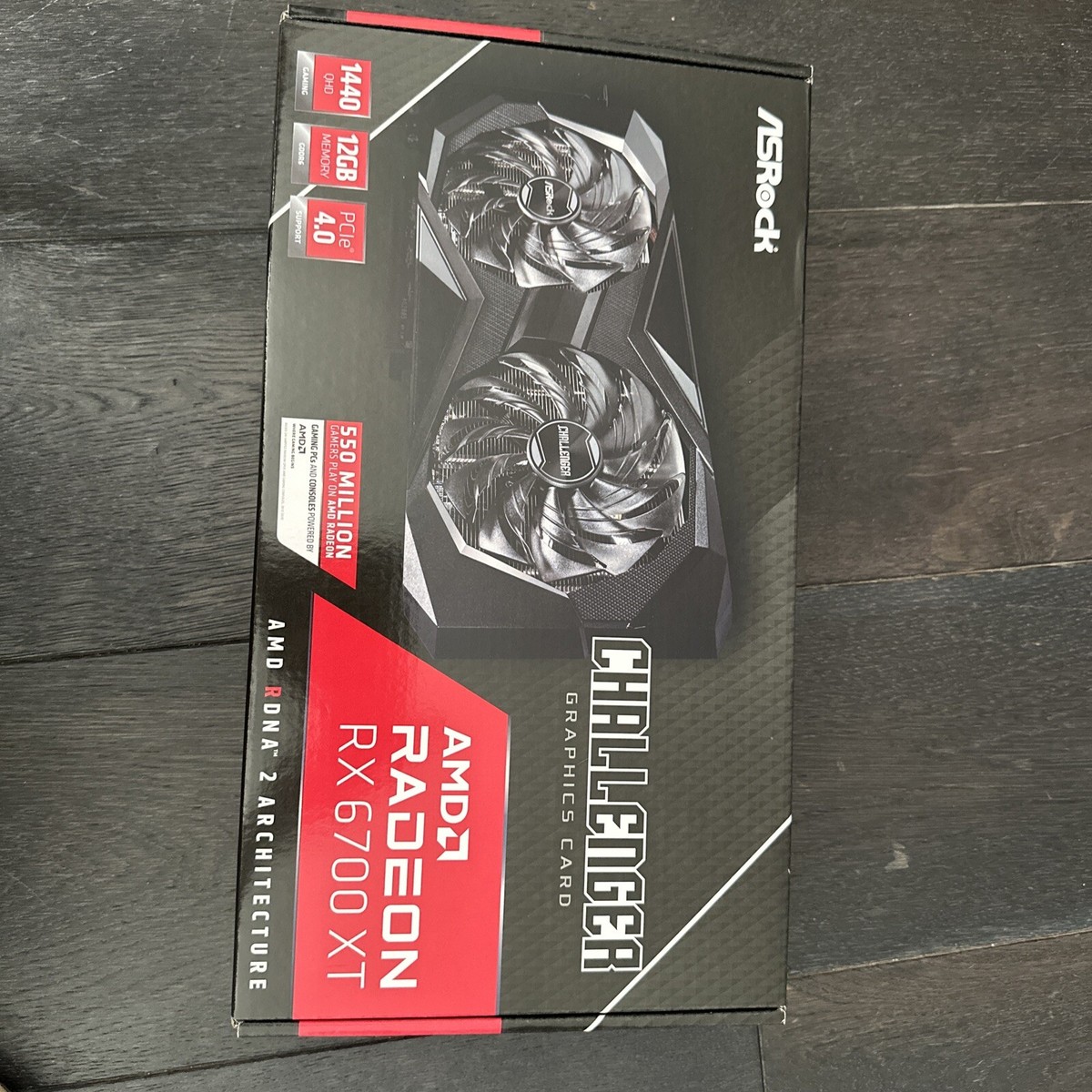 ASRock Radeon RX 6700 XT Challenger D 12GB GDDR6 Graphics Card