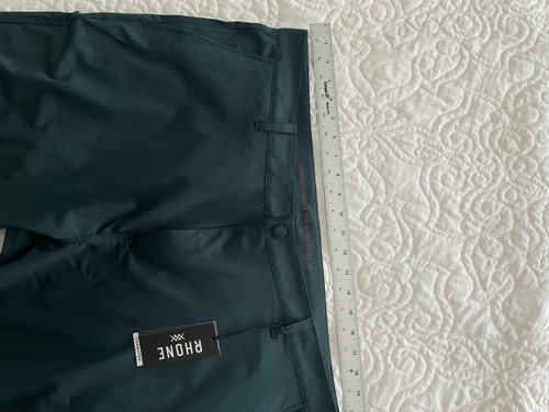 Rhone Hose Erwachsene 40x29 Commuter Jogger Performance Golf grün Chino Herren NEU - Bild 3 von 10