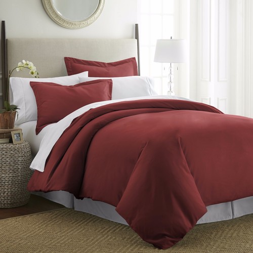 Elegant 3 Piece Duvet Cover Set Kaycie Gray Hotel Collection 14 Beautiful Colors - 第 10/14 張圖片