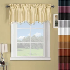 Soho Single Straight Valance 70 x 17 Inches Luxury Solid Decorative Valances