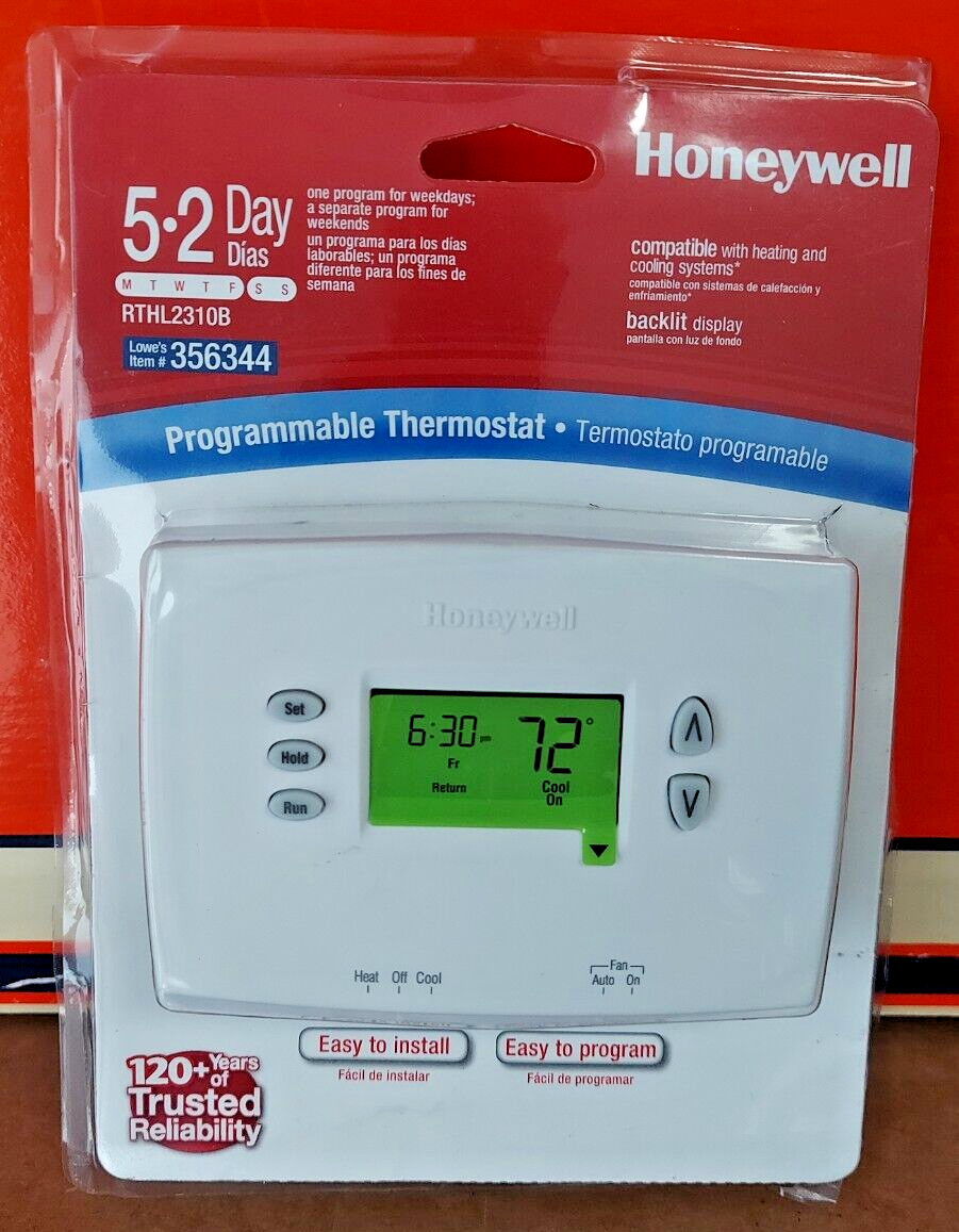 Honeywell RTH2310B 52 Day Programmable Thermostat for sale online eBay
