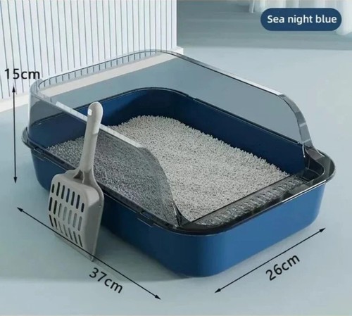 Cat Litter Box Automatic Self Cleaning Anti-splashing Semi-closed Cats Toilet - Picture 3 of 30