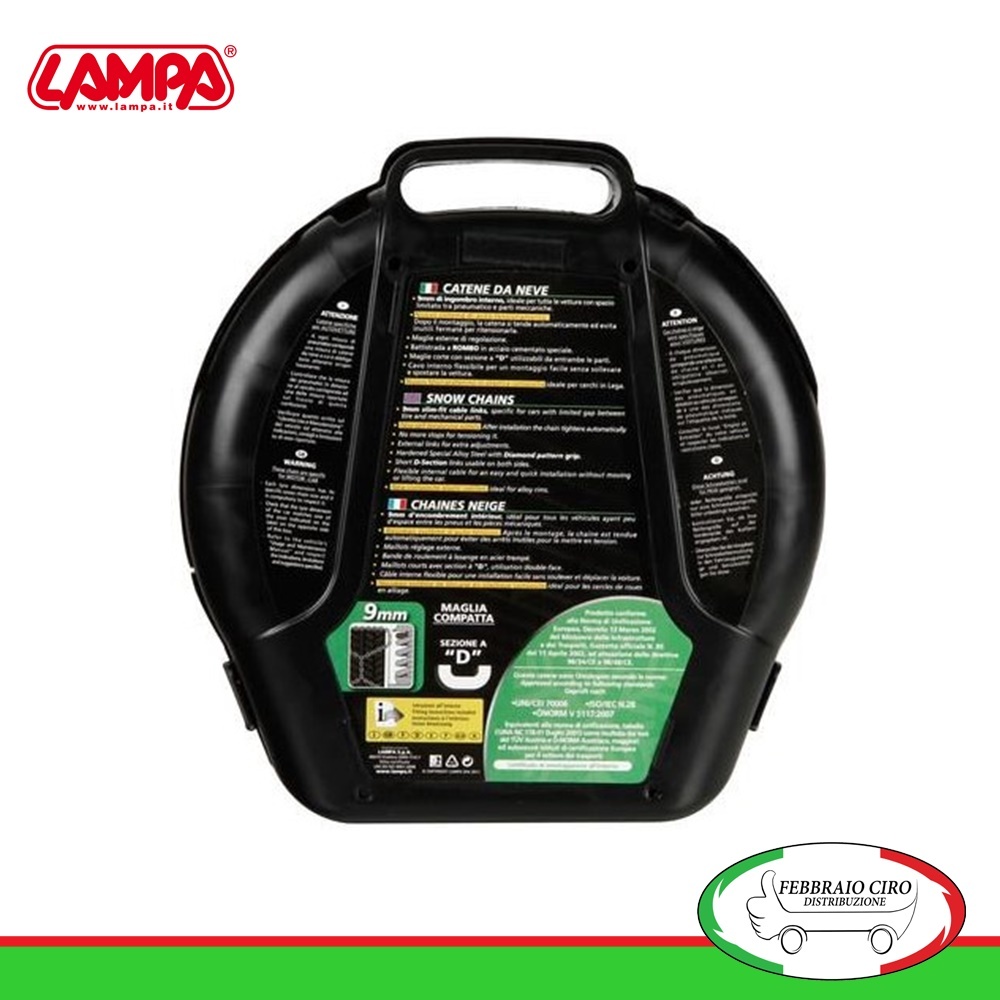 Catene da Neve Omologate per Auto 235/55R18 - Lampa R9 Gr.14 235/55-18 - 16080 - Miniatura 4