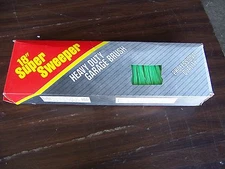 18" Super Sweeper Green Push Broom Heavy Duty Garage Brush Head Replacement