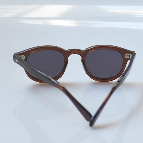 Gafas de sol polarizadas vintage gris para hombre johnny depp marrón acetato gafas UV400 - Imagen 4 de 5