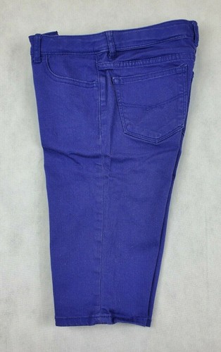 Gapkids1969 Girls Bermnuda Denim Purple Shorts Size 14R Preowned - Picture 4 of 4
