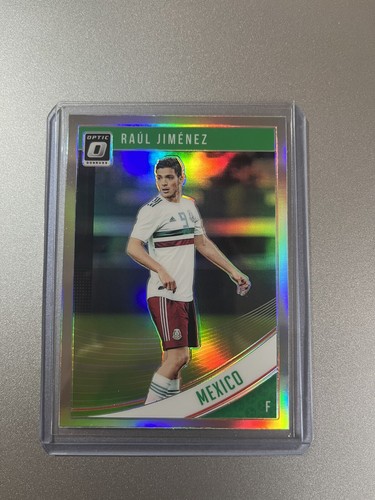 Raul Jimenez  Mexico  Panini Donruss Soccer 18-19  SILVER OPTIC HOLO PRIZM