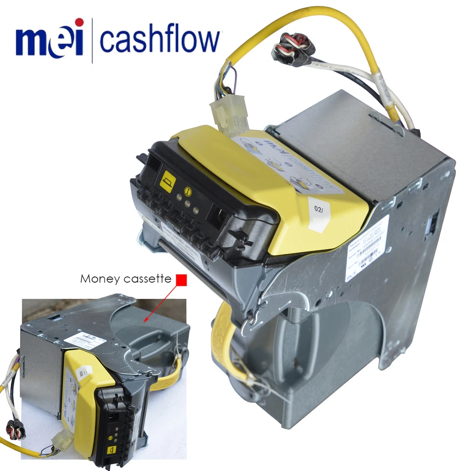 MEI CashFlow SC8307 RS-232 Bill Accepteur Validator Testeur de Billets Avec