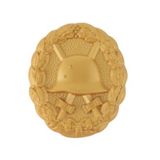 Reproduction WW1 German Army Wound Badge Closed Back - Gold