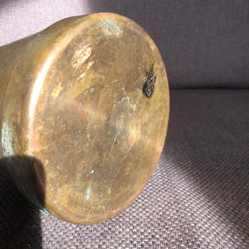 Vtg Tagus Slanted Copper Tea Pot Kettle Hinged Lid Brass Handle Farmhouse Style - Picture 10 of 13