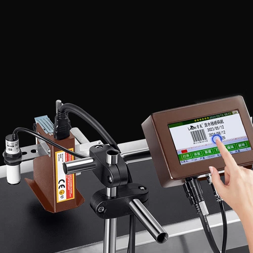 Tintenstrahldrucker 2-25.4mm Inkjet Drucker LOGO Datum Barcode Codiermaschine