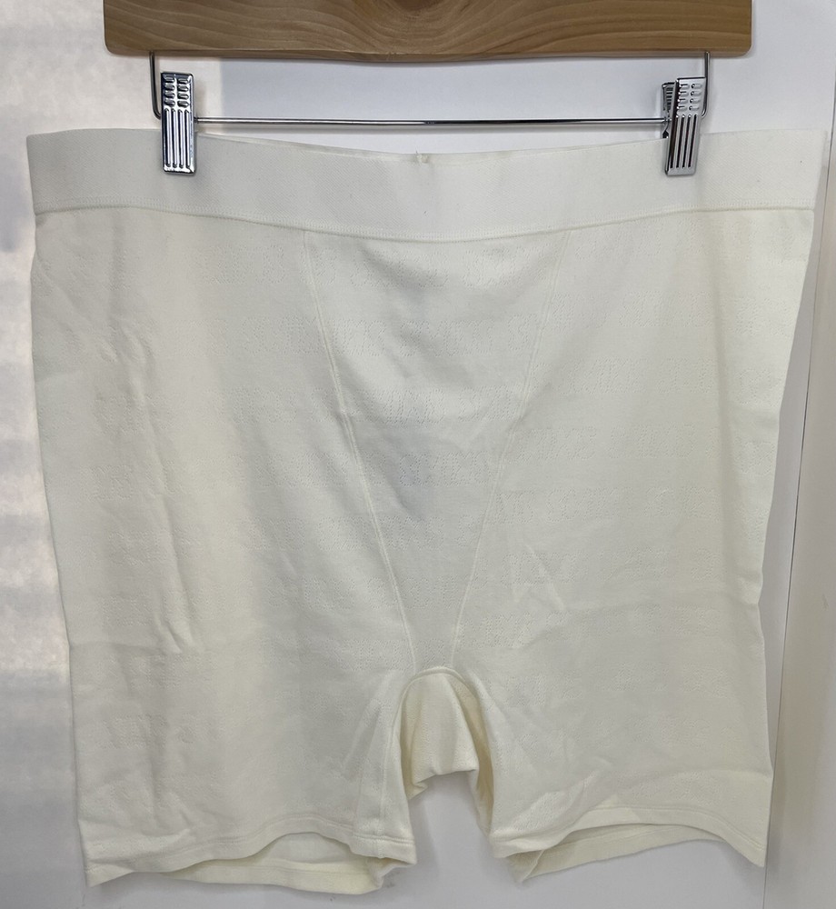 SKIMS Bone Logo Pointelle Boxer Short Underwear Size 4X NWT Sold Out