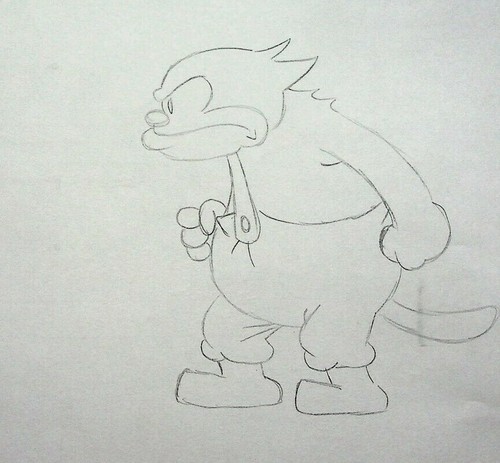Arte conceptual modelo dibujado a mano artista de producción de Epic Mickey 2 LEN SIMON #NNN - Imagen 2 de 2