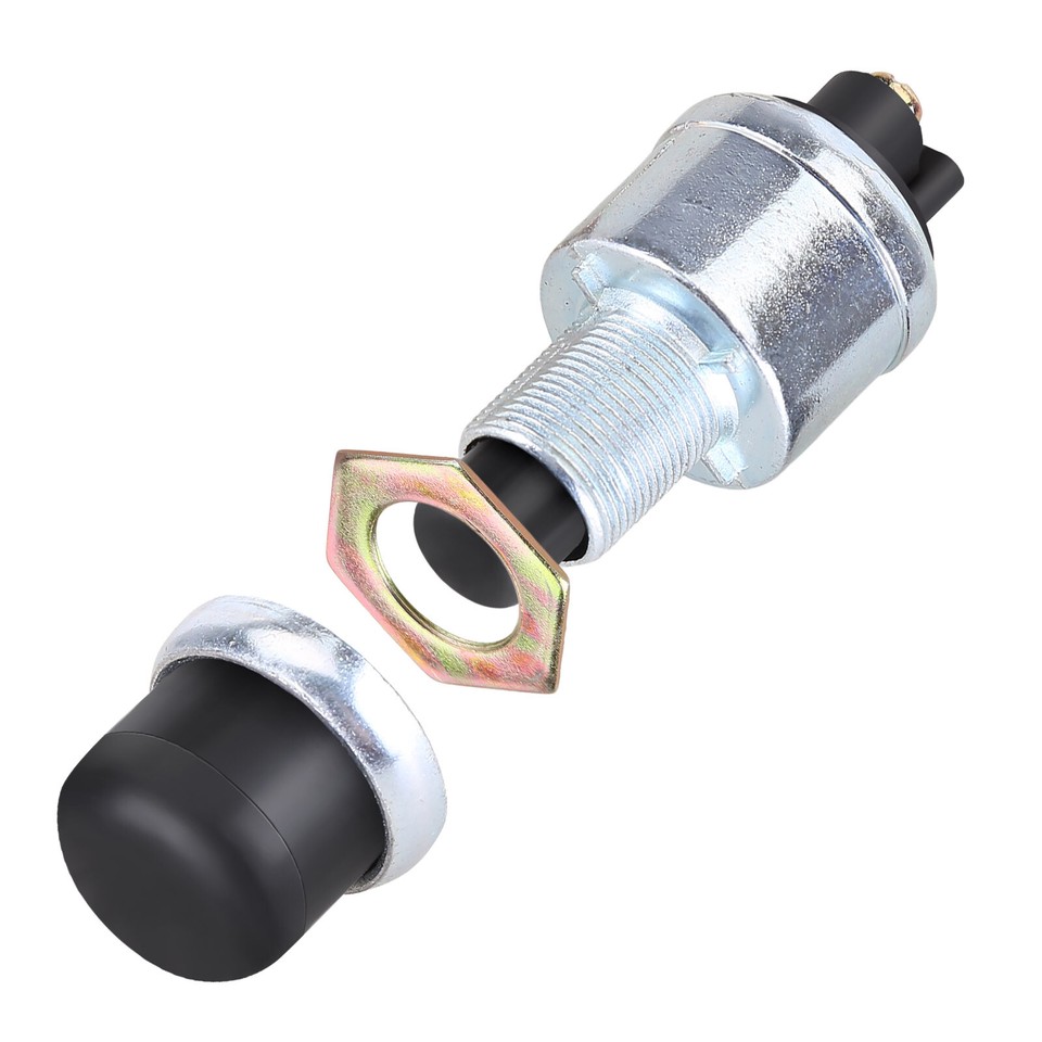 50A 12V DC Push Button Momentary Starter Ignition Switch On-Off SPST ...