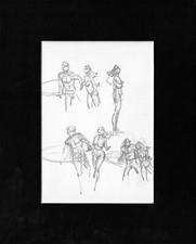 Mike Hoffman Comic Book Artist Original Pencil Art Personal Notebook 2013 A-m49