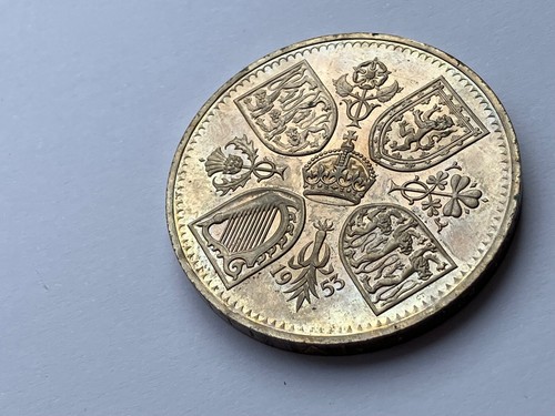 1953 ELIZABETH II PROOF CROWN Copper-nickel 28.28g ⌀38.61 mm KM# 894, Sp# 4136 - Picture 5 of 7