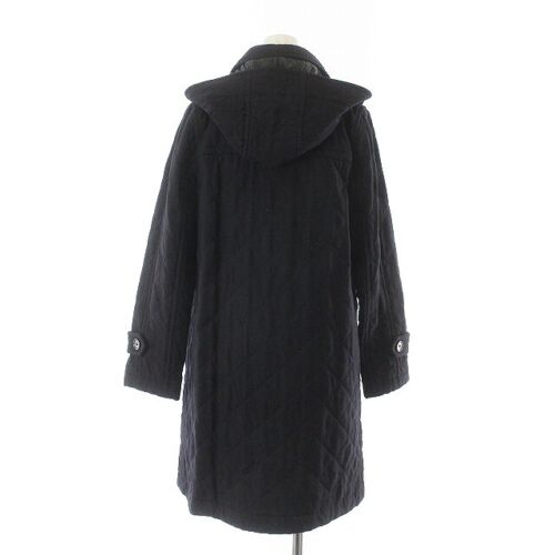 Macintosh Philosophy Mackintosh Cotton Coat Outer Wool Hood 36 Navy Blue  /Hz2 Ec