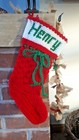 Personalised Hand Crocheted Christmas Stocking (Made to order) various colours