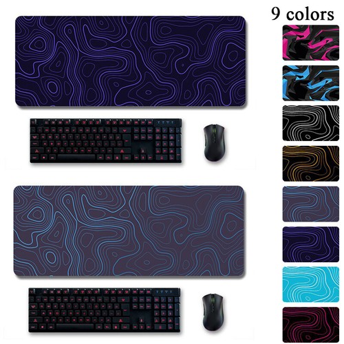 Neues Erweitertes Gaming-Mauspad Große Schreibtisch-Tastaturmatte 800 Mm X : - Bild 4 von 39