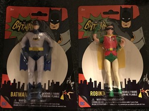 batman and robin bendable figures